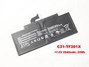 2940mAh, 22Wh C21-TF201X Batteries For ASUS