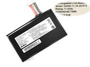 4100mAh, 46.74Wh GI5KN-00-13-3S1P-0 Batteries For GETAC