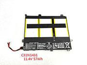 4840mAh, 57Wh  EeeBook E403SA-WX0003H Batteries For ASUS