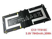 7940mAh, 30Wh  Asus VivoTab TF810C Tablet PC Batteries For ASUS