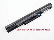 2670mAh, 40Wh  VAIO SVF1532S4E Batteries For SONY