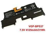 4125mAh, 31Wh  VAIO SVP11 Batteries For SONY