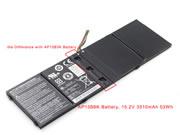 3460mAh, 53Wh  Aspire V5-473-6459 Batteries For ACER