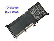 4400mAh, 60Wh  UX501JW4720 Batteries For ASUS