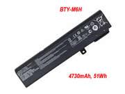 4730mAh, 51Wh  GP75 9SD-437 Batteries For MSI