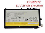 6760mAh, 25Wh L13N2P21 Batteries For LENOVO