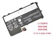 47Wh, 4.22AhASM 45N1090 Batteries For LENOVO