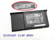 48Wh B451JA-1A Batteries For ASUS