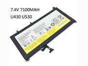 7100mAh, 52Wh 121500163 Batteries For LENOVO