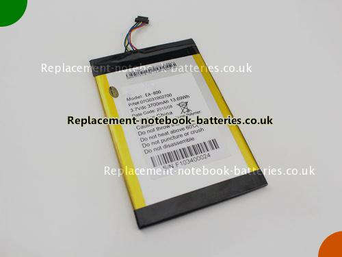 UK Images 1 Of Replacement EA-800L ASUS Notebook Battery 07G031002700 3700mAh, 13.69Wh For Sale In UK