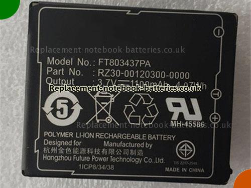 UK Images 1 Of Replacement FT803437PA RAZER Notebook Battery RZ30-00120300-0000 1100mAh, 4.07Wh For Sale In UK