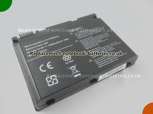 UK Images 1 Of Replacement U40-4S2200-G1B1 UNIWILL Notebook Battery U40-4S2200-M1A1 2200mAh For Sale In UK