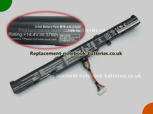 UK Images 1 Of Replacement A41-X550E ASUS Notebook Battery A41X500E 2500mAh, 37Wh For Sale In UK