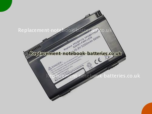 UK Images 1 Of Replacement FPCBP176 FUJITSU Notebook Battery FPCBP176AP 5200mAh, 56Wh For Sale In UK