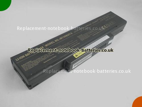 UK Images 1 Of Replacement M740BAT-6 CLEVO Notebook Battery M660NBAT-6 4400mAh For Sale In UK