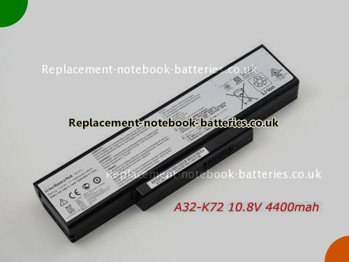 UK Images 1 Of Replacement 70-NXH1B1000Z ASUS Notebook Battery 70-NZYB1000Z 4400mAh, 48Wh For Sale In UK