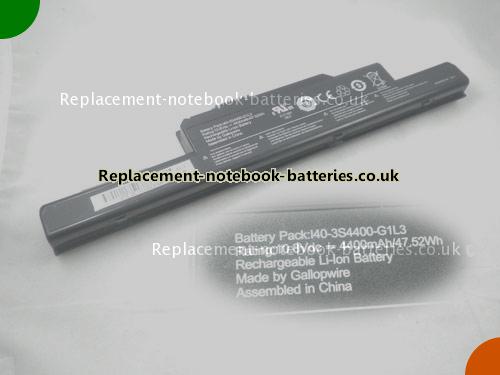 UK Images 1 Of Replacement I40-3S4400-G1L3 UNIWILL Notebook Battery l40-4S2200-C1L3 4400mAh For Sale In UK