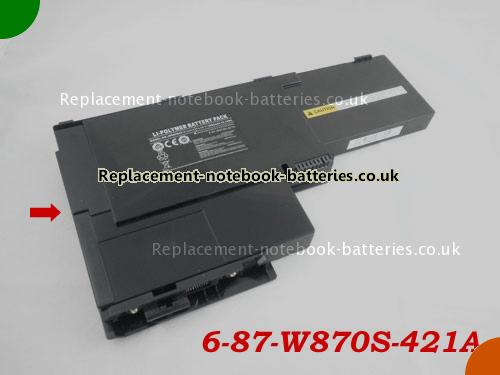 UK Images 1 Of Replacement W860BAT-3(SIMPLO) CLEVO Notebook Battery W860BAT-3 3800mAh For Sale In UK