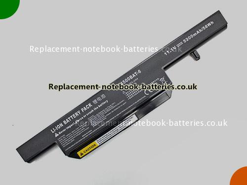 UK Images 1 Of Replacement 6-87-E412S-4D7A CLEVO Notebook Battery 6-87-C450S-4R4 5200mAh, 58Wh For Sale In UK