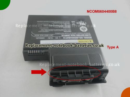 UK Images 1 Of Replacement BAT-5760 CLEVO Notebook Battery 87-M57AS-404 4400mAh For Sale In UK