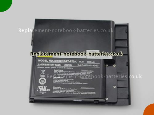 UK Images 2 Of Replacement 6-87-M59KS-4D63 CLEVO Notebook Battery M590KBAT-12 6600mAh For Sale In UK