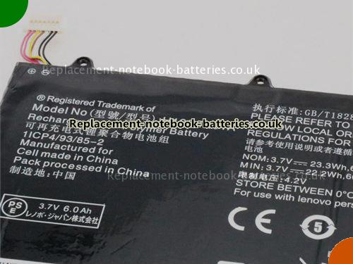 UK Images 2 Of Replacement H12GT201A LENOVO Notebook Battery  6000mAh, 23Wh For Sale In UK