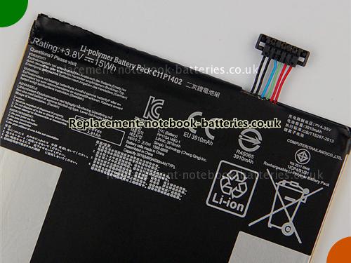 UK Images 2 Of Replacement C11P1402 ASUS Notebook Battery  3910mAh, 15Wh For Sale In UK