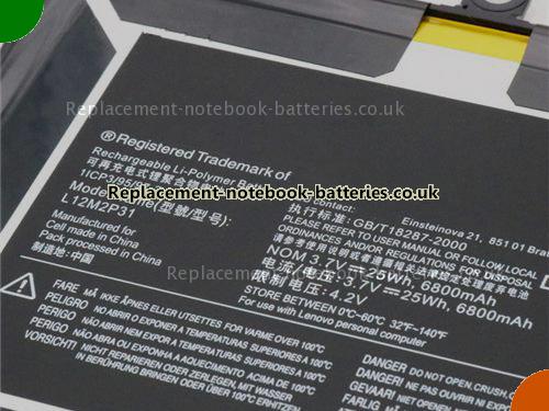 UK Images 2 Of Replacement 1ICP3/95/972 LENOVO Notebook Battery 11CP3 95/97-2 6800mAh, 25Wh For Sale In UK