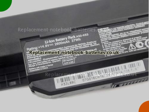 UK Images 2 Of Replacement 07G016H31875 ASUS Notebook Battery A31-K53 2600mAh, 37Wh For Sale In UK