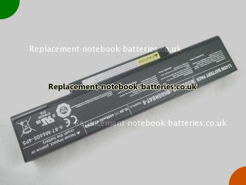 UK Images 2 Of Replacement 6-87-M660S-4P4 CLEVO Notebook Battery M660NBAT-6 4400mAh, 47.52Wh For Sale In UK