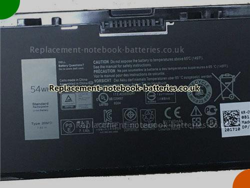 UK Images 2 Of Replacement FLP22C01 DELL Notebook Battery 3RNFD 7300mAh, 54Wh for Sale In UK