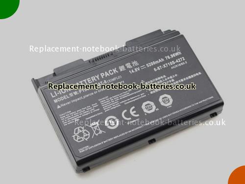 UK Images 2 Of Replacement 6-87-X710S-4J72 CLEVO Notebook Battery 6-87-X710S-4271 5200mAh, 76.96Wh For Sale In UK