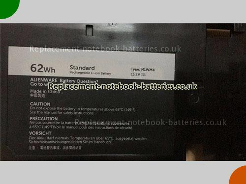 UK Images 2 Of Replacement N1WM4 DELL Notebook Battery 2VMGK 4130mAh, 62Wh For Sale In UK