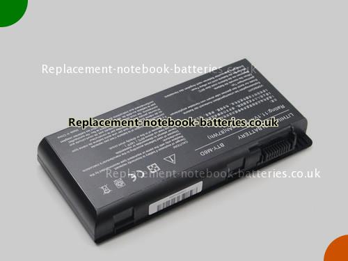 UK Images 2 Of Replacement S9N-3496200-M47 MSI Notebook Battery 957-16FXXP-101 7800mAh, 87Wh For Sale In UK