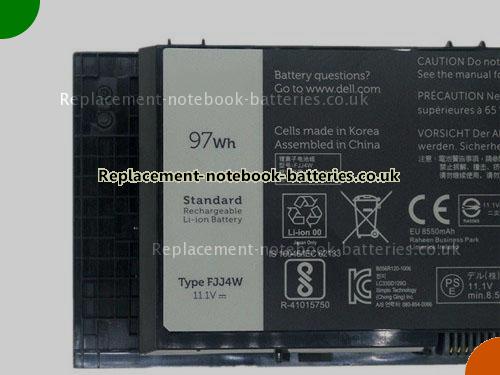 UK Images 2 Of Replacement 451-BBGO DELL Notebook Battery 451-11979 8700mAh, 97Wh For Sale In UK