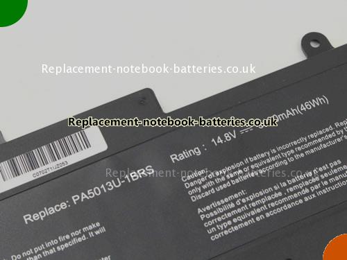 UK Images 2 Of Replacement PA5013 TOSHIBA Notebook Battery PA5013U 3100mAh, 47Wh For Sale In UK