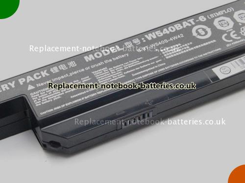 UK Images 3 Of Replacement 6-87-W54AS-4281 CLEVO Notebook Battery 6-87-W540S-4272 4400mAh, 48.84Wh for Sale In UK