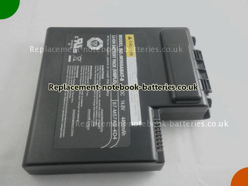 UK Images 3 Of Replacement BAT-5760 CLEVO Notebook Battery 87-M57AS-404 4400mAh For Sale In UK