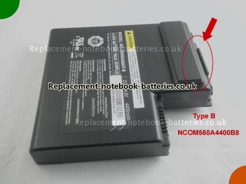 UK Images 3 Of Replacement M560BAT-8 CLEVO Notebook Battery BAT-5710 4400mAh For Sale In UK