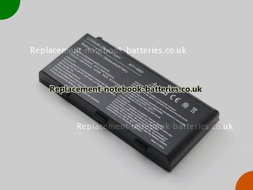 UK Images 3 Of Replacement S9N-3496200-M47 MSI Notebook Battery 957-16FXXP-101 7800mAh, 87Wh For Sale In UK