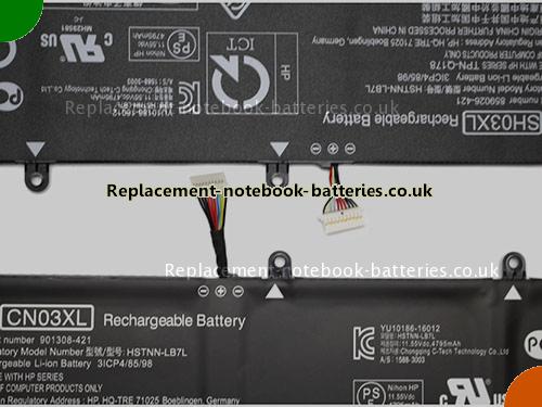 UK Images 4 Of Replacement TPN-Q178 HP Notebook Battery SH03057XL 5020mAh, 57.9Wh For Sale In UK