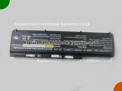 UK Images 5 Of Replacement 87-D70TS-4D61 CLEVO Notebook Battery D700TBAT-12 6600mAh For Sale In UK