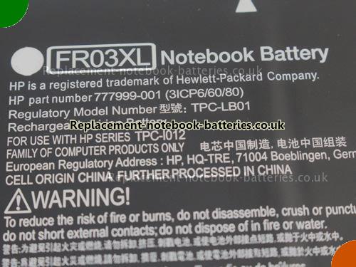 UK Images 5 Of Replacement TPN-1102 HP Notebook Battery TPN-I102 43Wh For Sale In UK