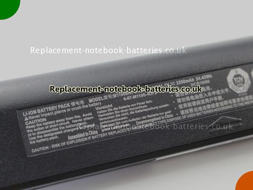 UK Images 5 Of Replacement M1100BAT CLEVO Notebook Battery M1100BAT-6 2200mAh, 24.42Wh For Sale In UK