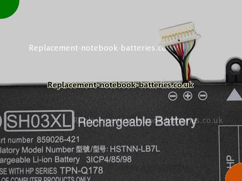 UK Images 5 Of Replacement TPN-Q178 HP Notebook Battery SH03057XL 5020mAh, 57.9Wh For Sale In UK