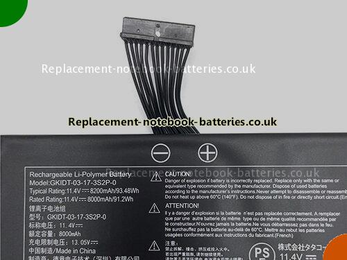 UK Images 5 Of Replacement 3ICP7/63/69-2 SCHENKER Notebook Battery GKIDT-00-13-3S2P-0 8200mAh, 93.48Wh For Sale In UK