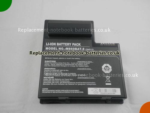 UK Images 5 Of Replacement 6-87-M860S-4P4 CLEVO Notebook Battery M860BAT-8(SIMPLO) 4400mAh, 65.12Wh For Sale In UK