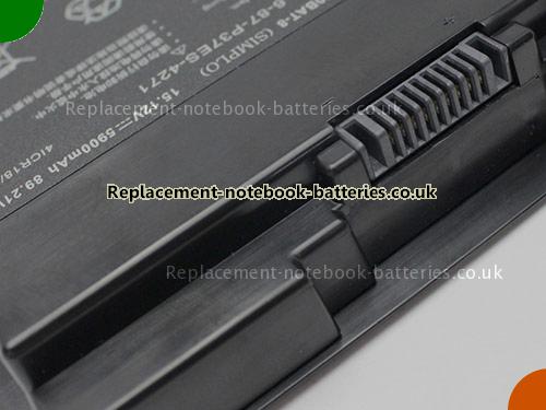 UK Images 5 Of Replacement 6-87-P37ES-4271 CLEVO Notebook Battery 6-87-P37ES-427 5900mAh, 89.21Wh For Sale In UK