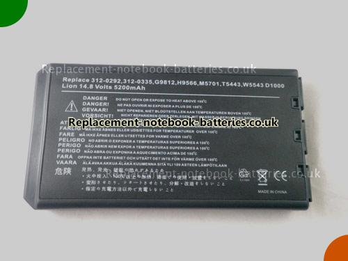 UK Images 5 Of Replacement 312-0346 NEC Notebook Battery 312-0335 4400mAh For Sale In UK