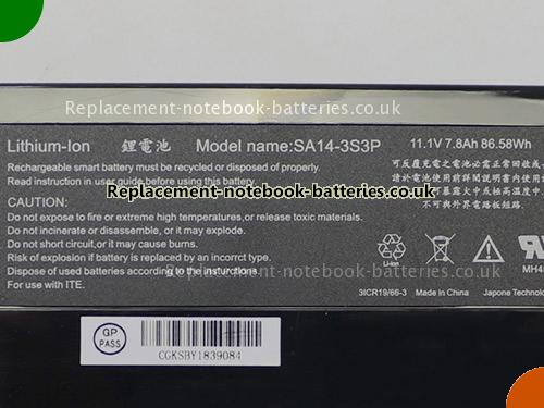 UK Images 5 Of Replacement SA14 3S3P FSP DURABOOK Notebook Battery SA14-3S3P 7800mAh, 86.58Wh , 7.8Ah For Sale In UK